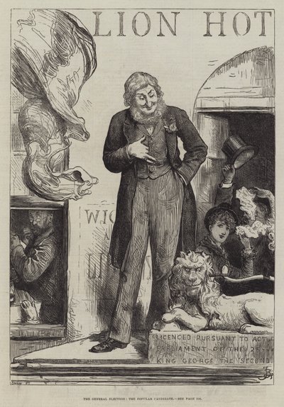 総選挙、人気候補 作： Frederick Barnard